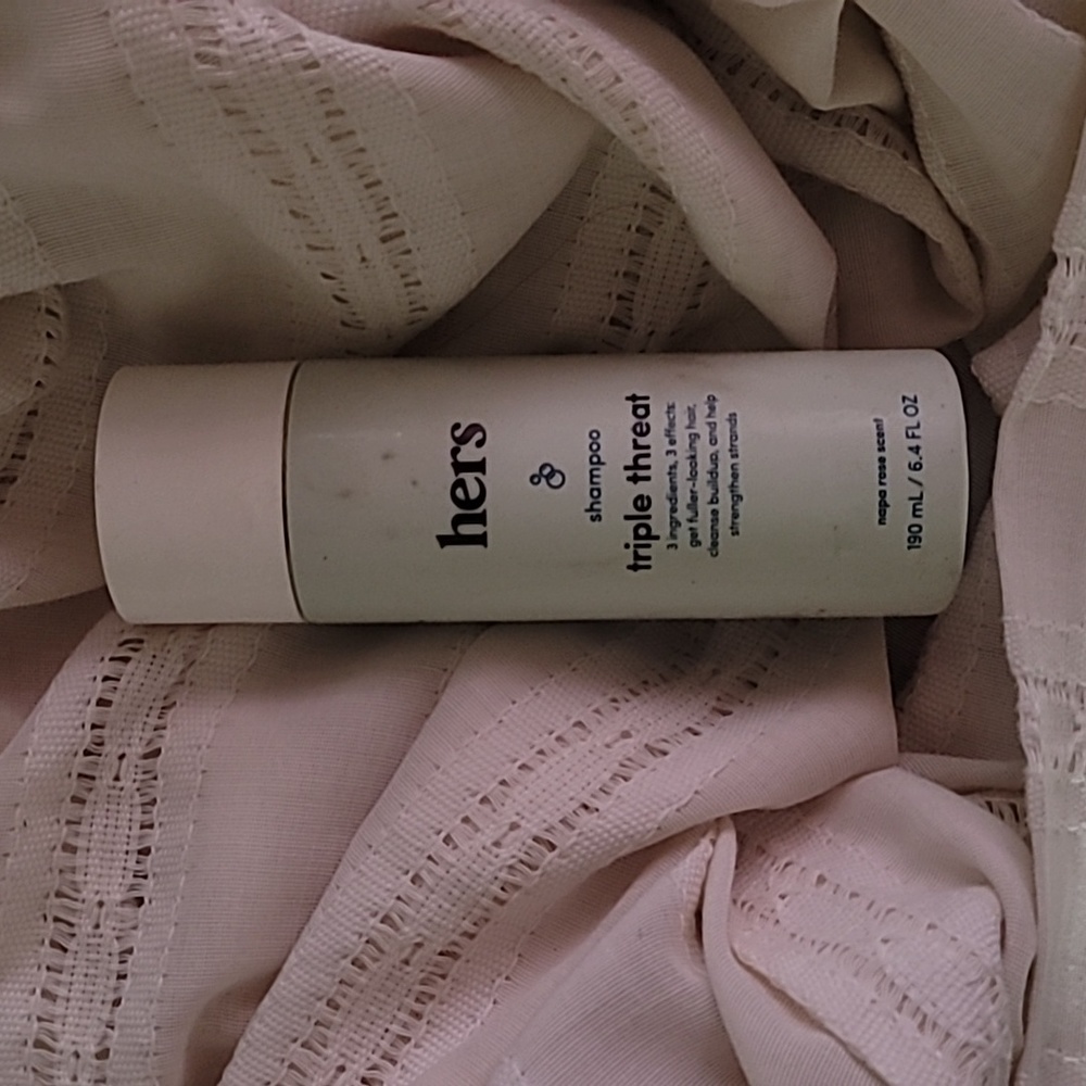 hers triple threat shampoo
